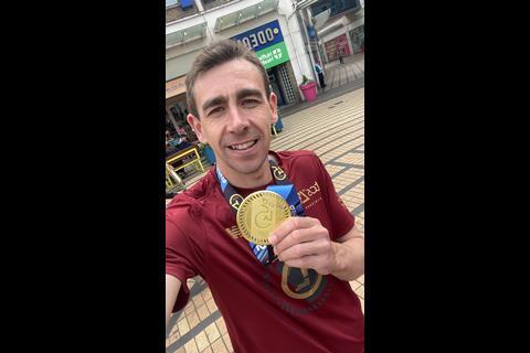 Nick Leahy, associate solicitor and solicitor advocate with Osbornes Law, ran his fifth London marathon